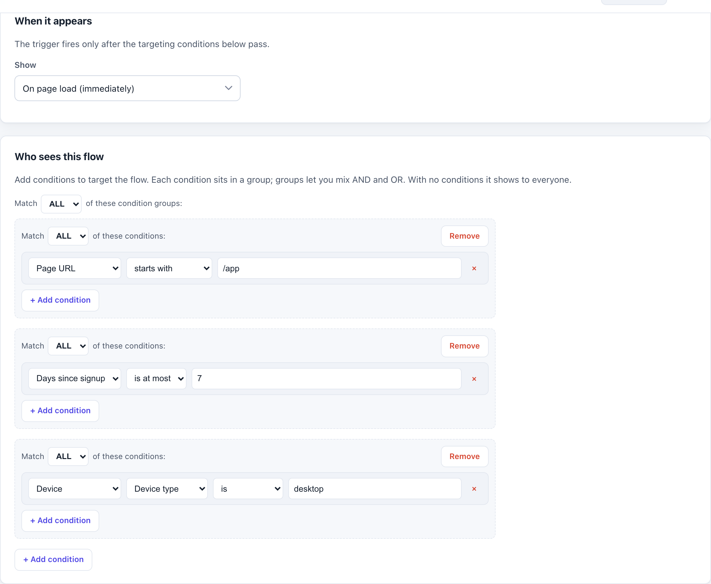 The targeting editor