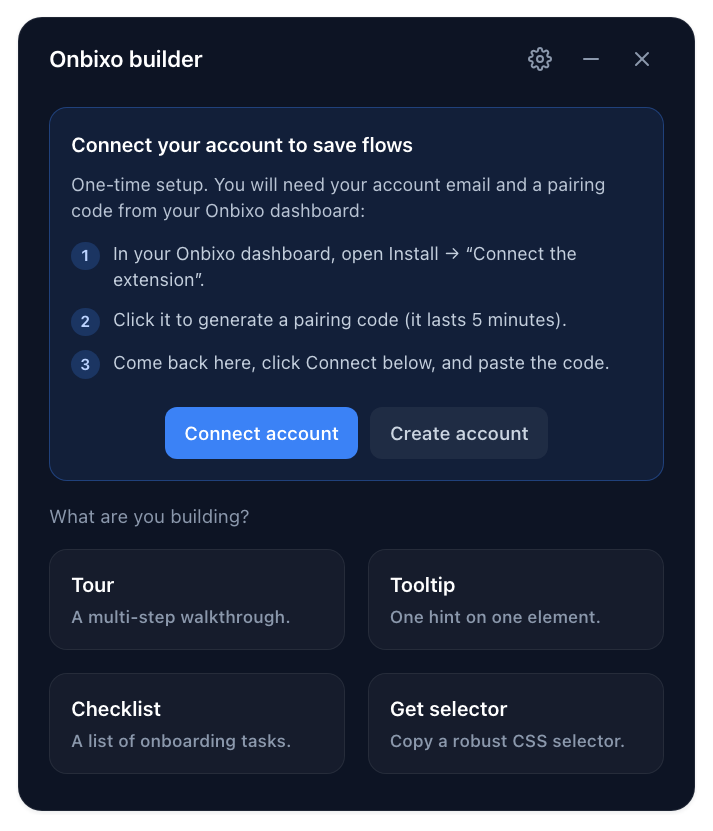 The extension connect card