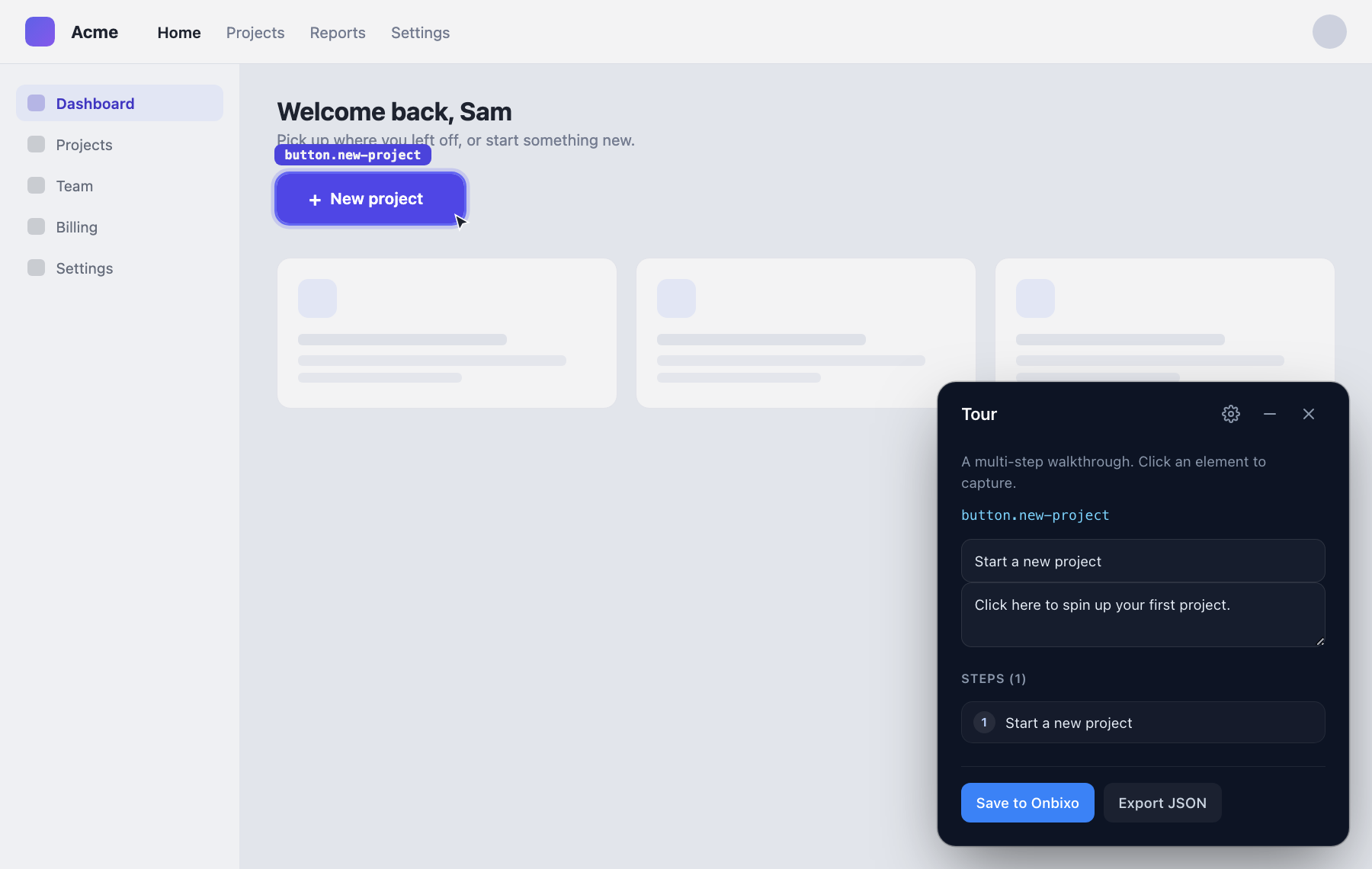 The browser extension picker